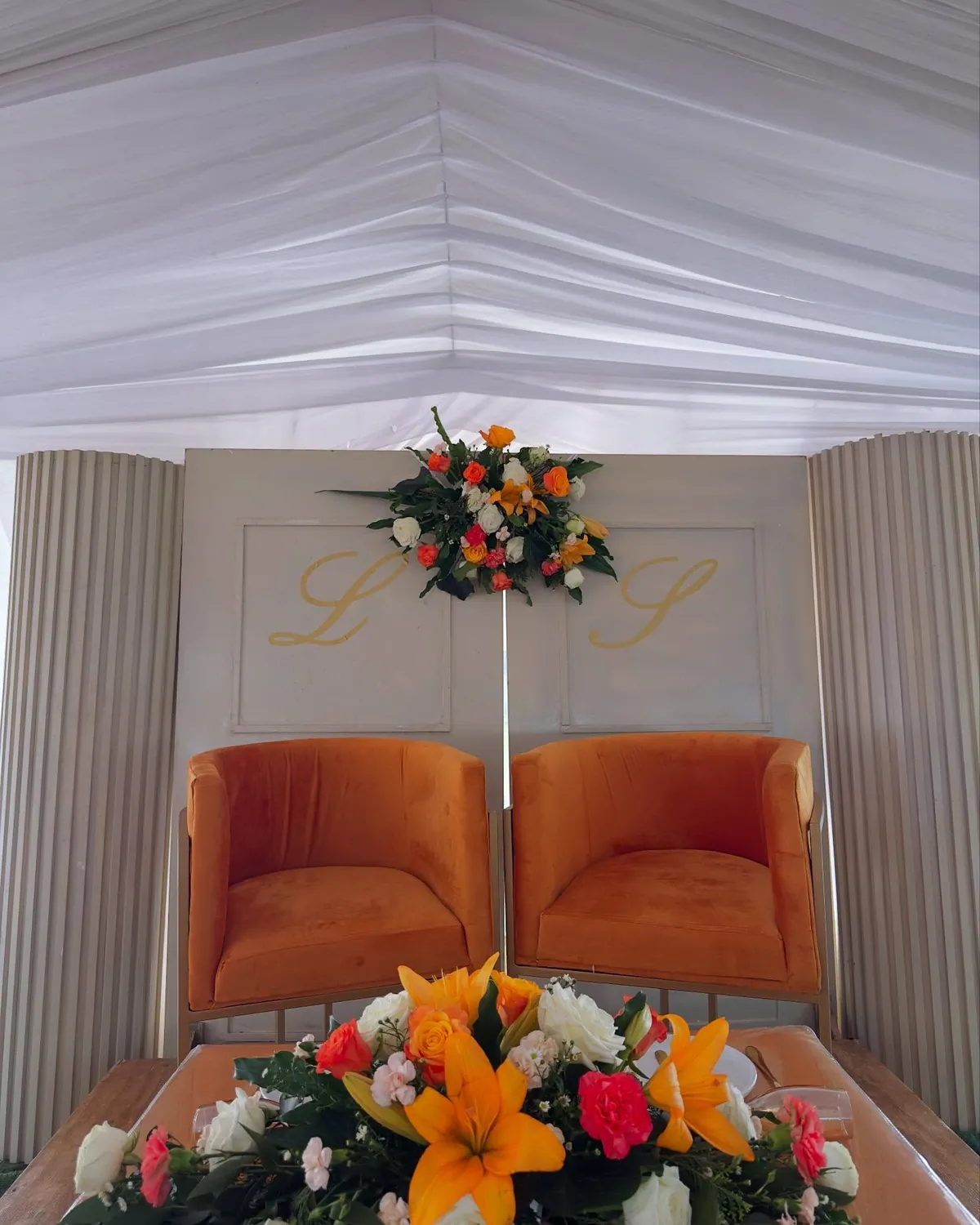 Traditional Umembeso decor